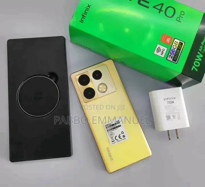 New Infinix Note 40 Pro 256 GB Gold