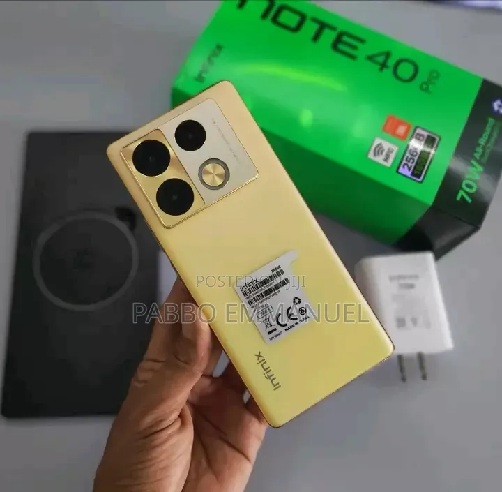 New Infinix Note 40 Pro 256 GB Gold