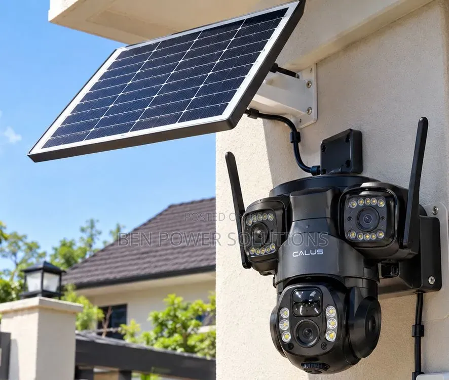 AI Triple Lens Solar Camera