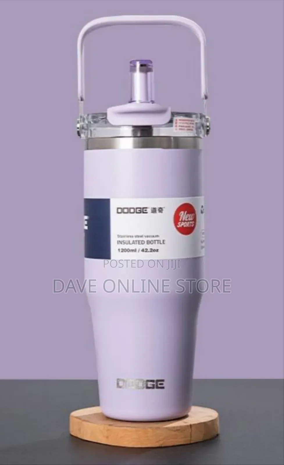 Dodge 1200ml Stainless Steel Insulated Bottle