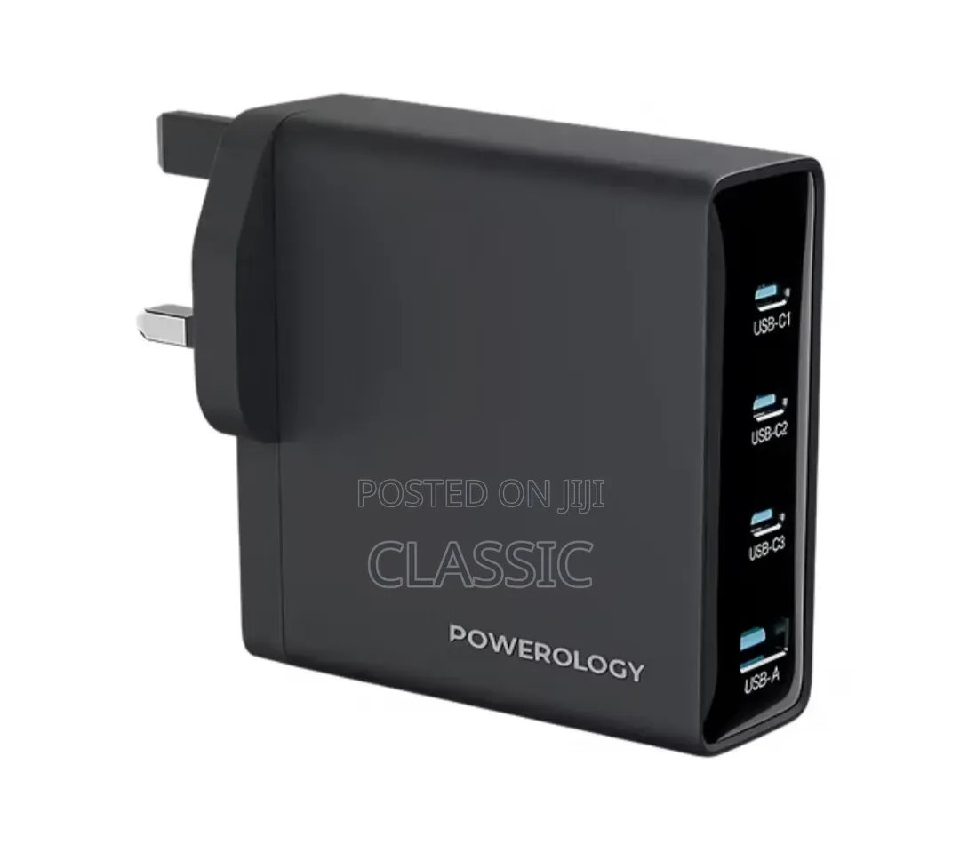 Powerology Volt-X 140W Multi-Port GaN Adapter