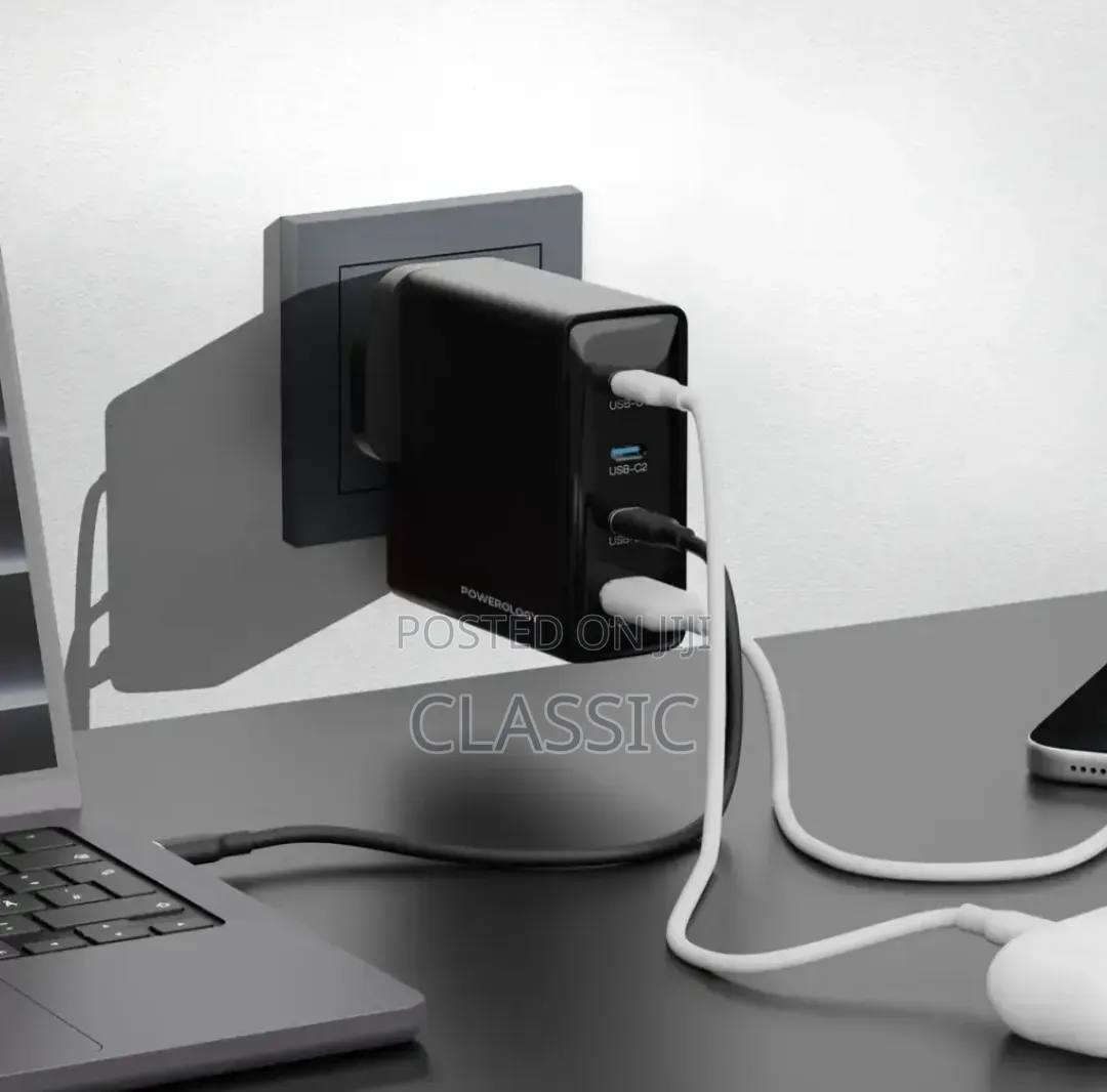 Powerology Volt-X 140W Multi-Port GaN Adapter