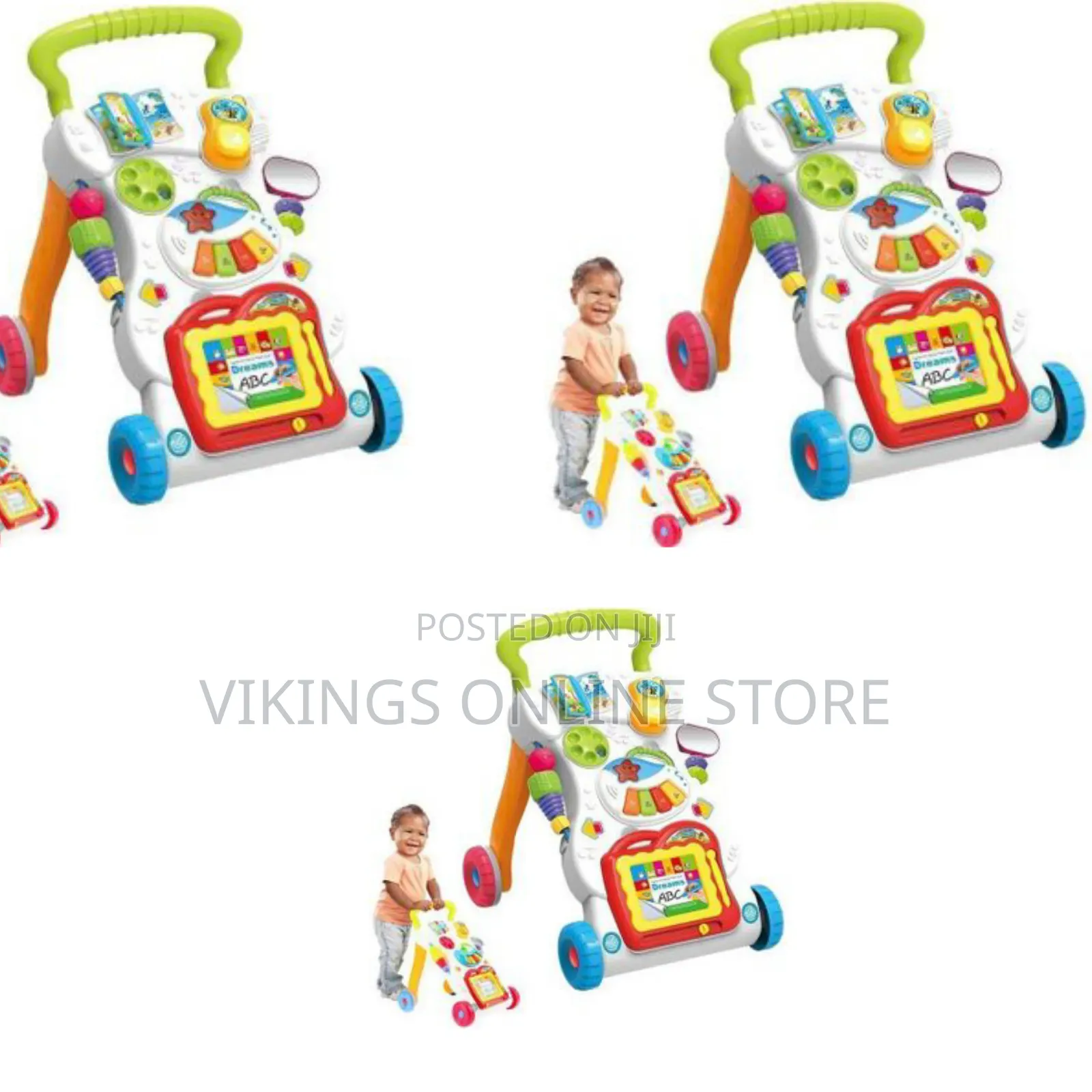 Multi-Functional Sit-to-Stand Baby Activity Push Walker