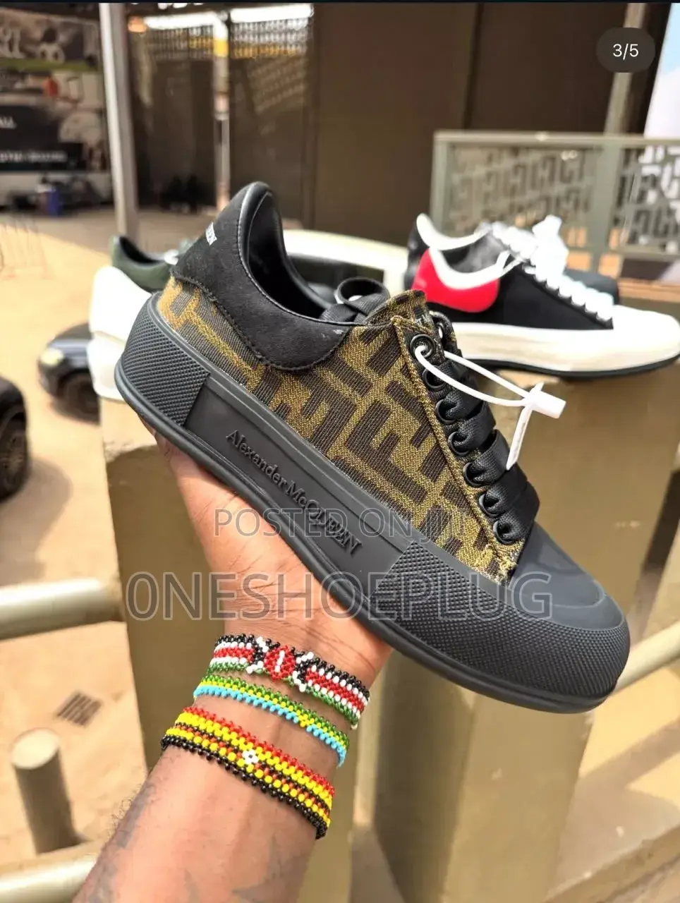 Alexander McQueen Deck Plimsoll Sneakers
