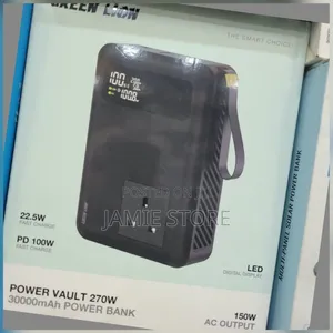 Green Lion Power Vault 270w 30000mAh Powerbank/ Powerbank 30000mah