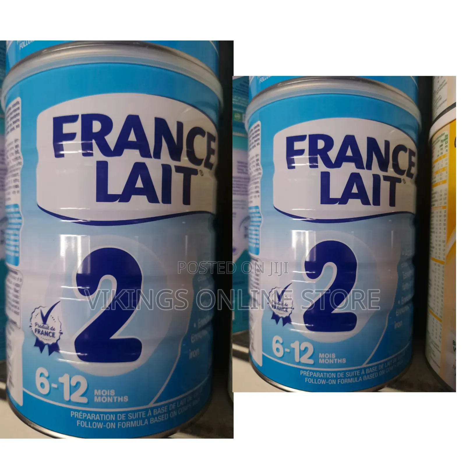 France Lait 2 Is a Follow-on Infant Formula Based on Cow's Milk