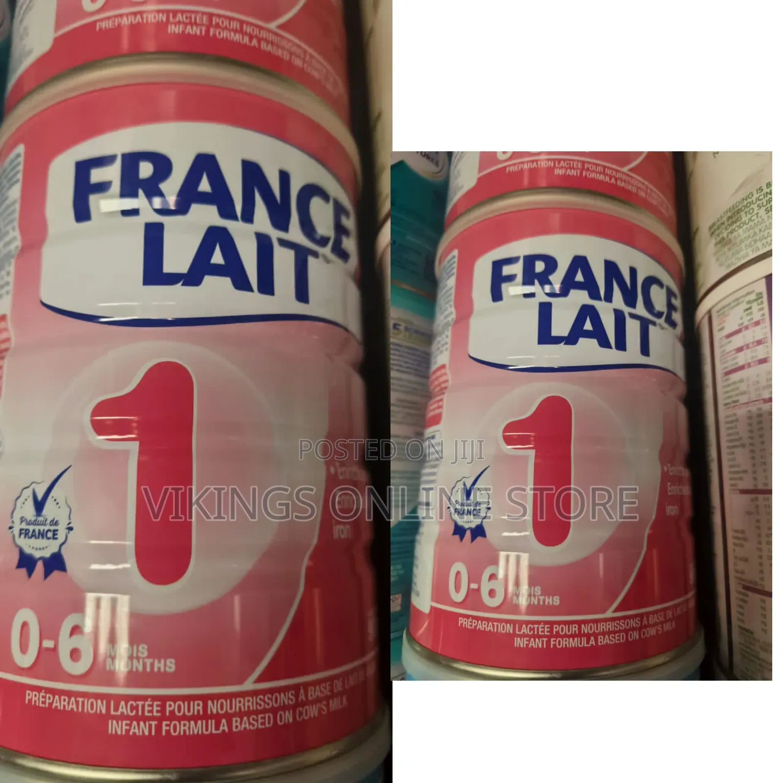 France Lait 1, an Iron-Enriched Powdered Infant Milk Formula