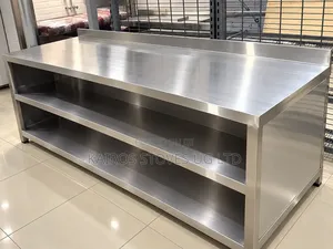 Stainless Steel Kitchen Work Tables With Shelves