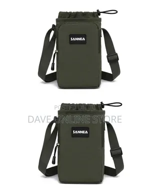 Insulated Water Bottle Carrier and Compact Lunch Bag
