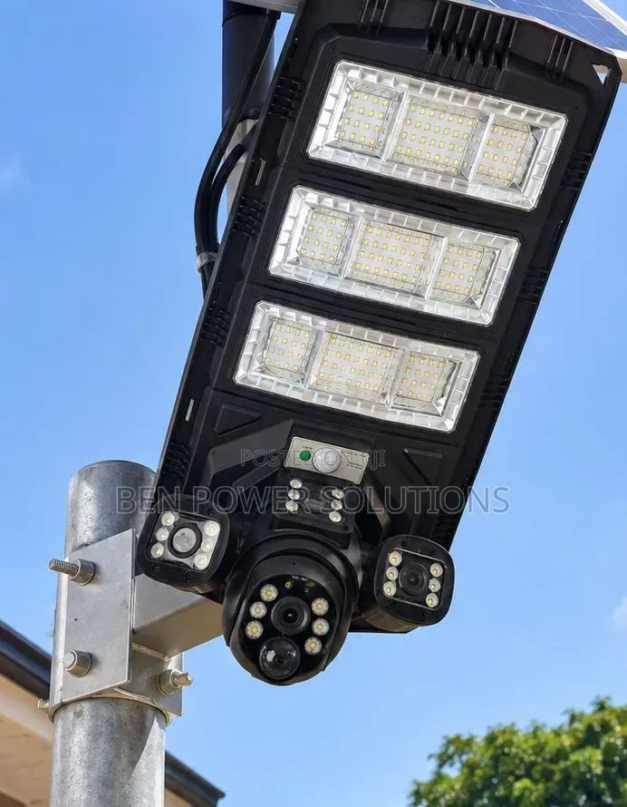 AI 450W Solar Security Light+Camera