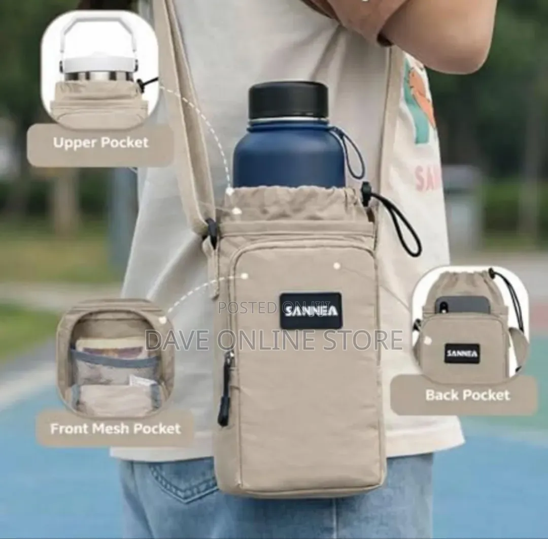 Sannea 1L Insulated Crossbody Water Bottle Bag (Model: BB-533).