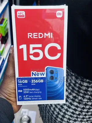 New Xiaomi Redmi 15C 4G 256 GB Black