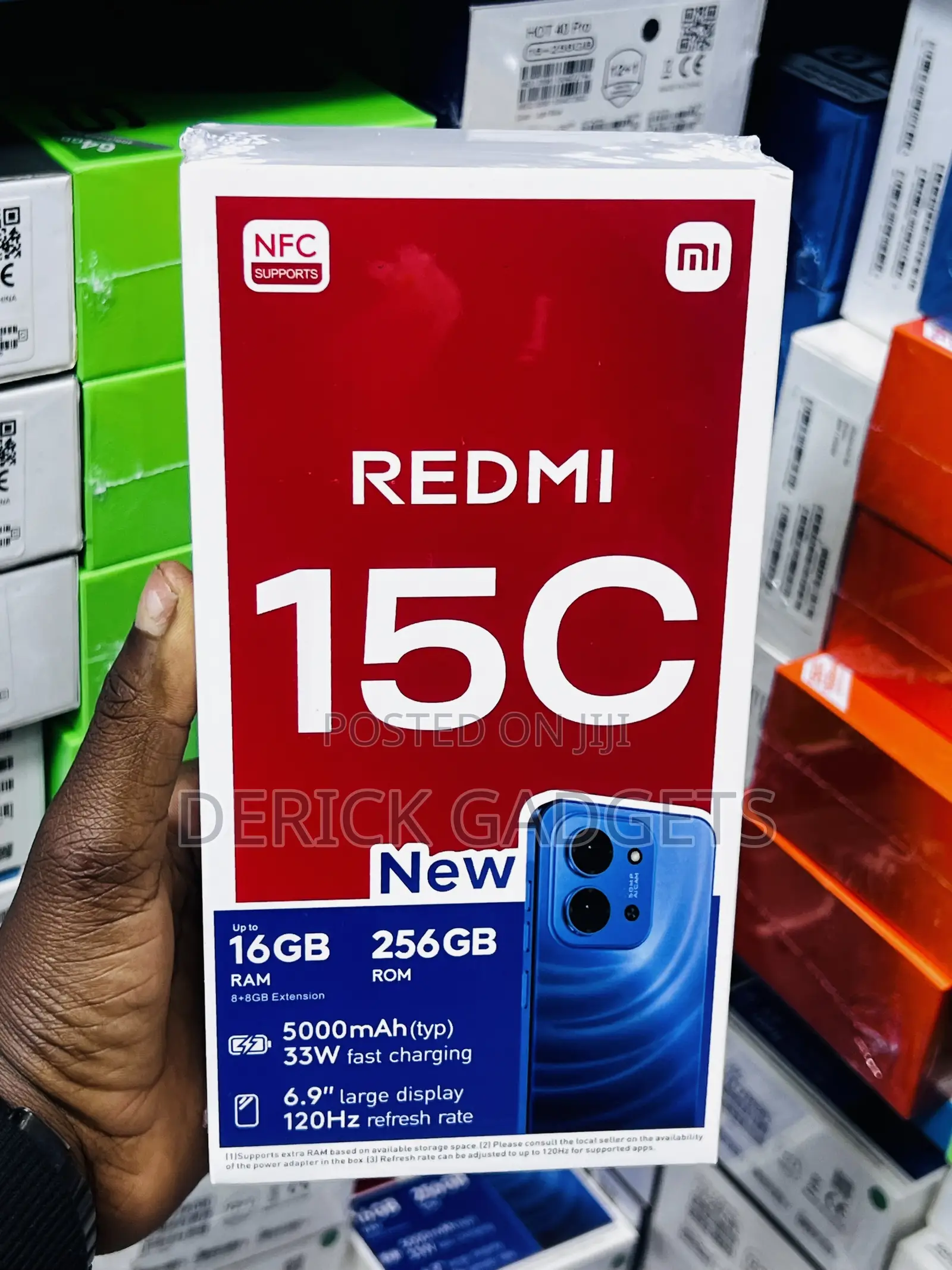 New Xiaomi Redmi 15C 4G 256 GB Black