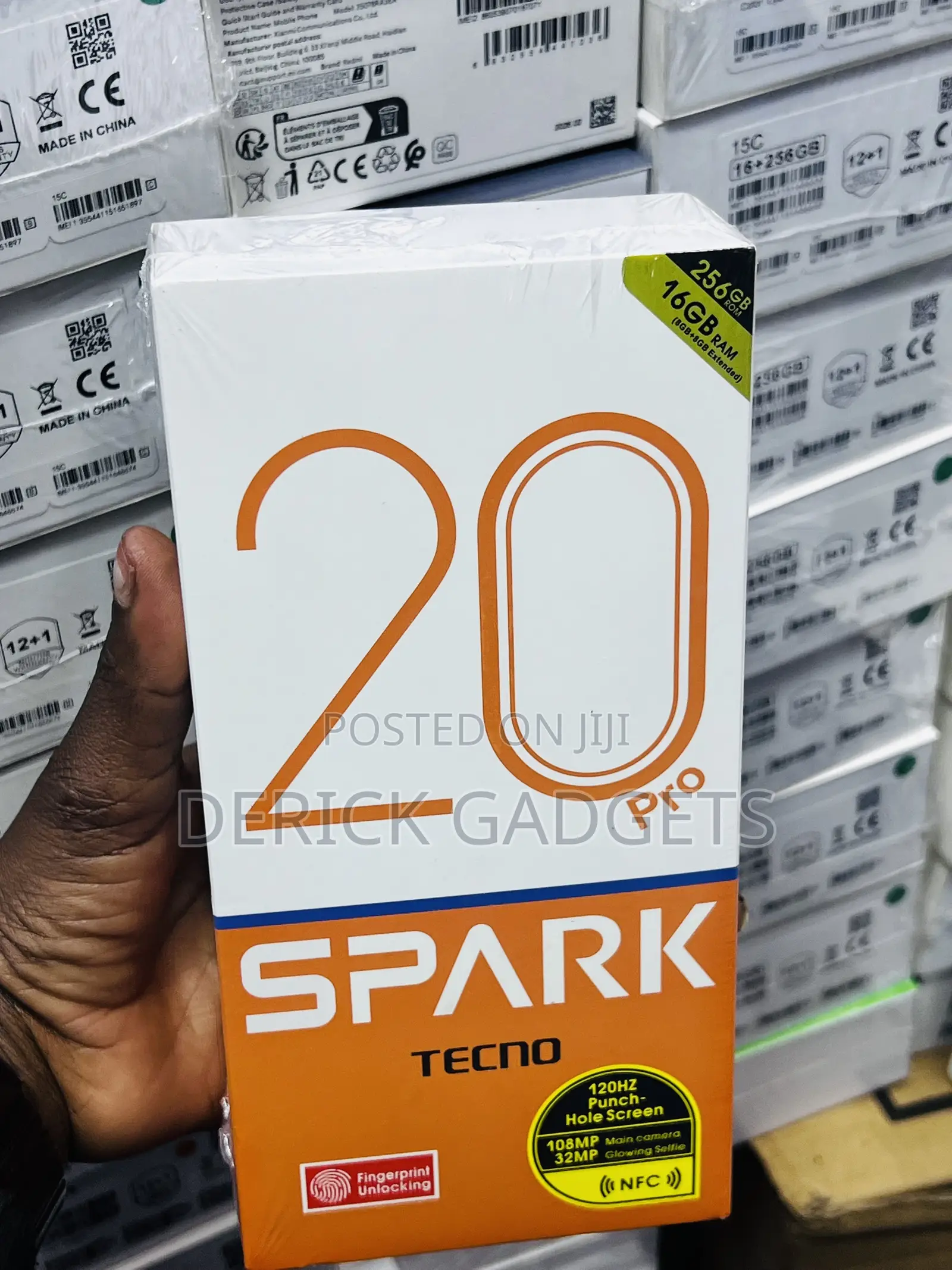 New Tecno Spark 20 Pro 256 GB Black