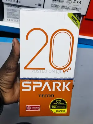 New Tecno Spark 20 Pro 256 GB Black