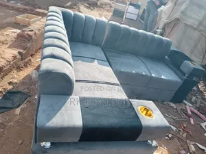 5 Seater L Sofa Set