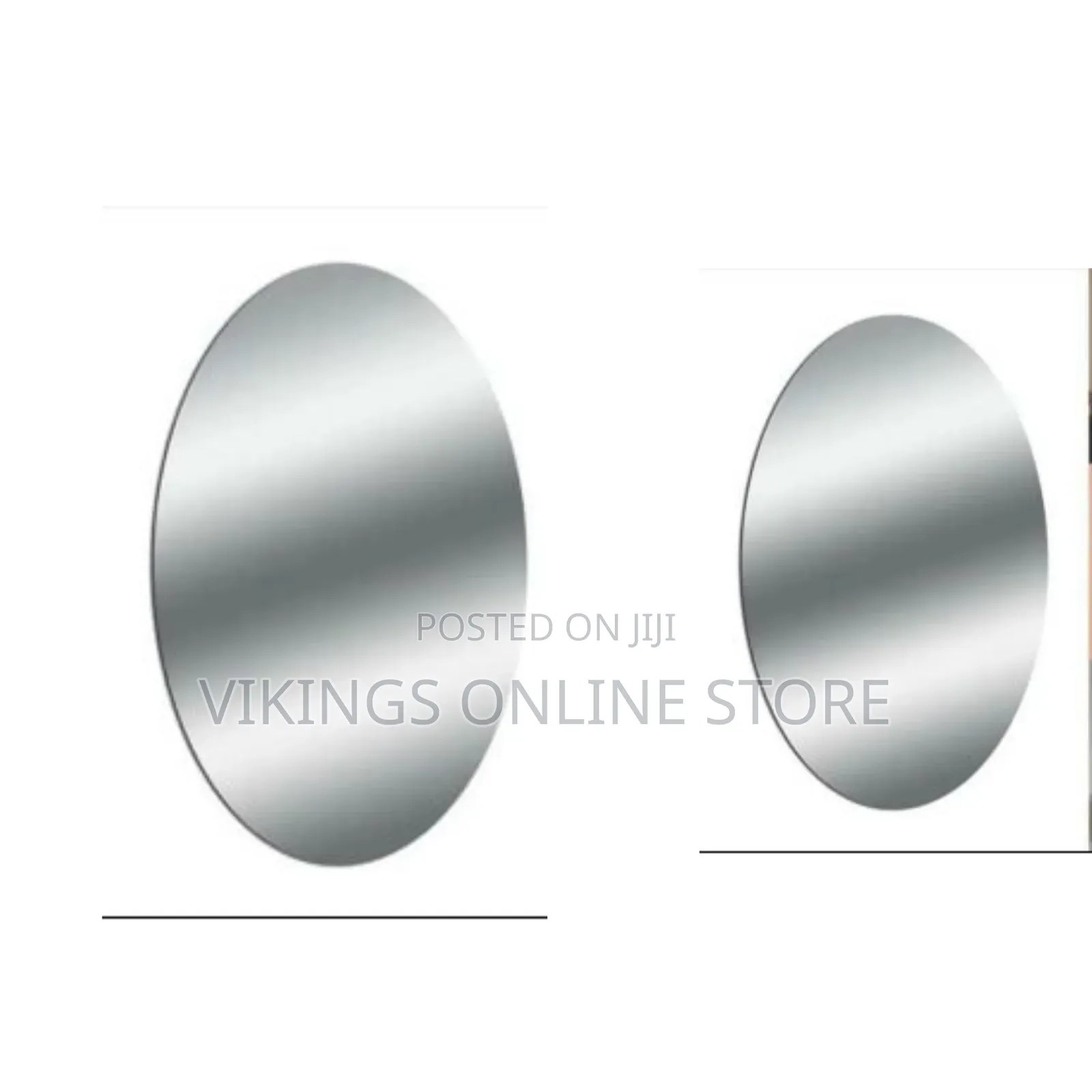 Self-Adhesive Oval Mirror Wall Sticker