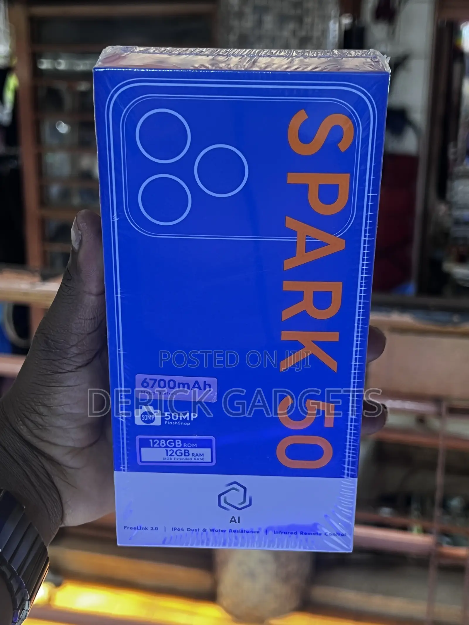 New Tecno Spark 50 128 GB Black