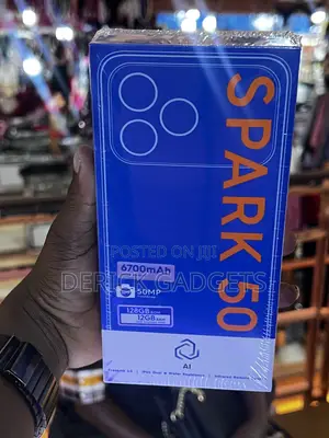 New Tecno Spark 50 128 GB Black