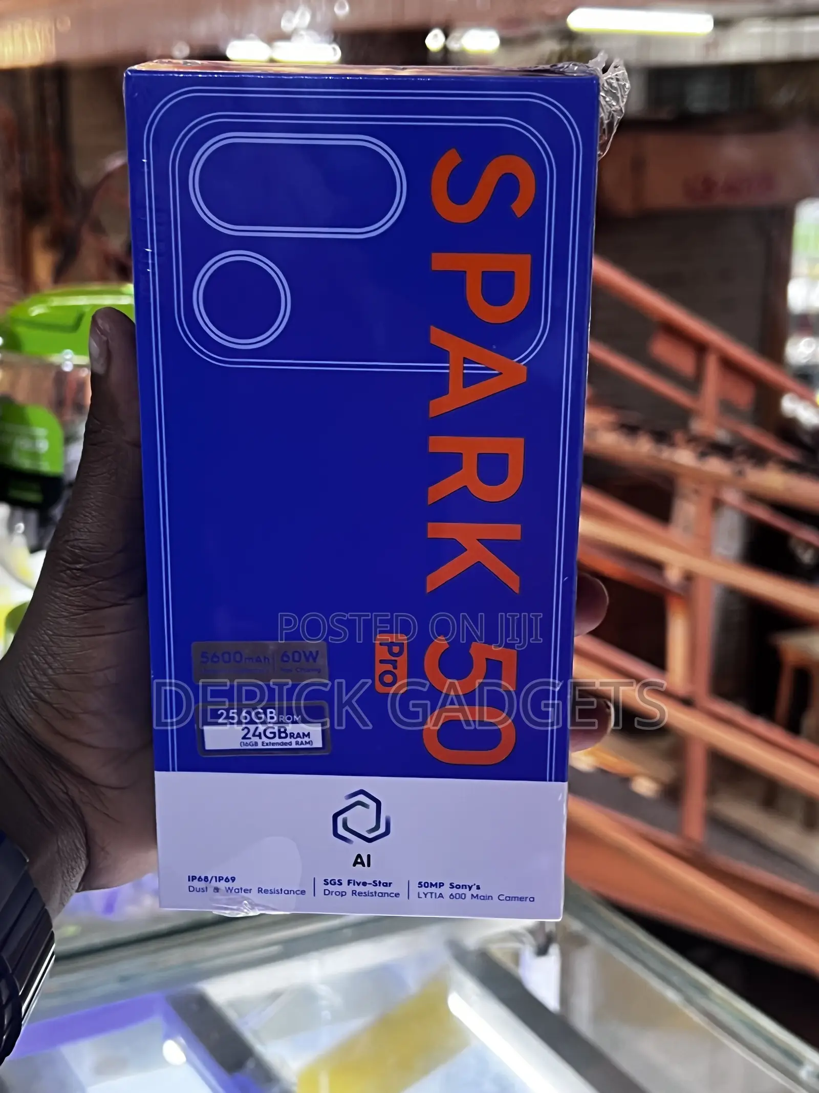 New Tecno Spark 50 Pro 256 GB Black