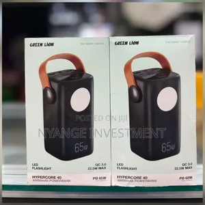 Green Lion Hyper Core 40 Power Bank (40000mAh, 65W PD) -