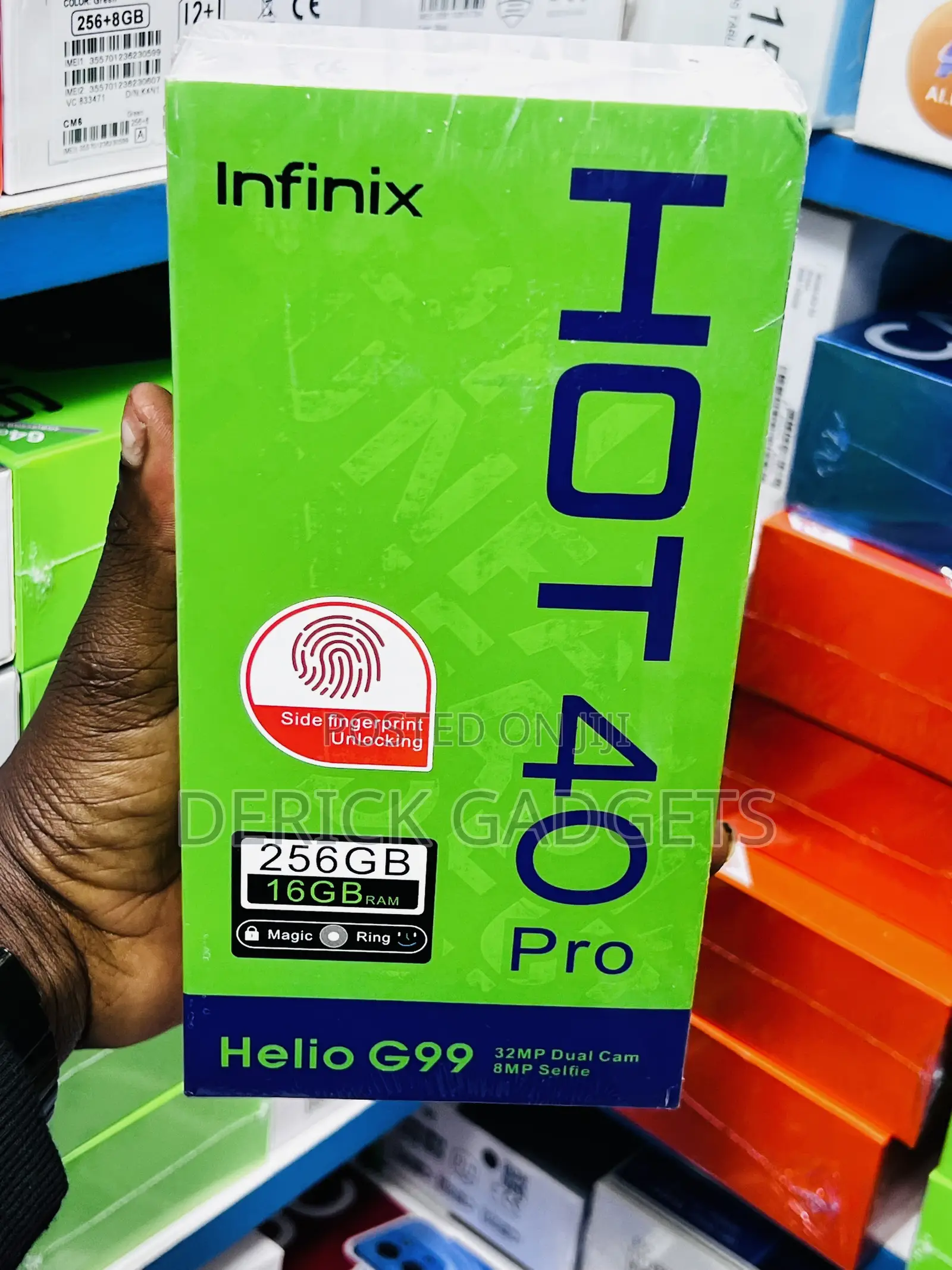 New Infinix Hot 40 Pro 256 GB Black