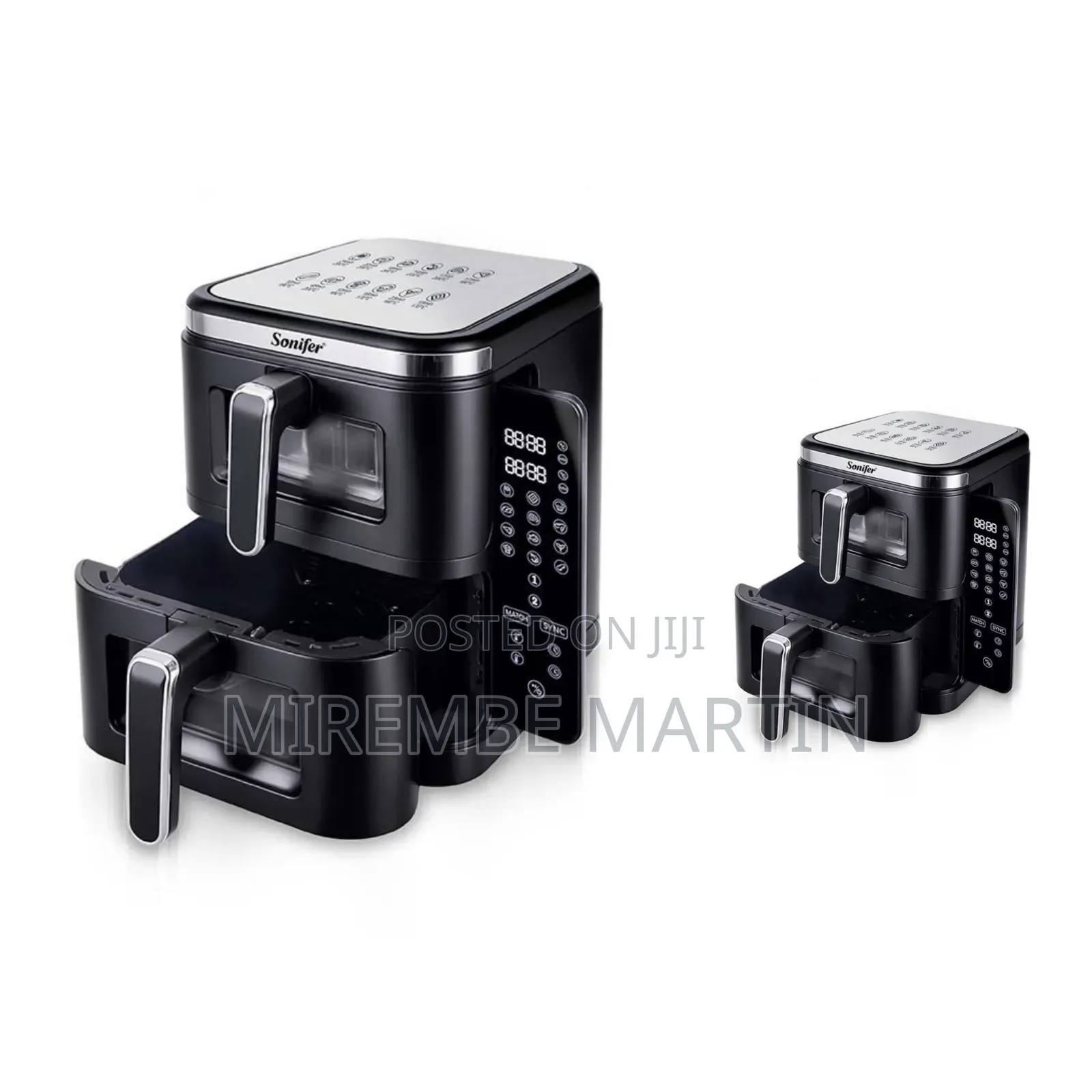 Sonifer SF-1046 Dual-Door Electric Air Fryer