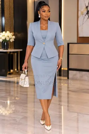 Blazer Fashion Dress Two Piece
