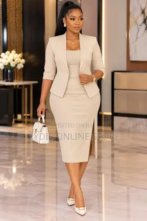 Blazer Fashion Dress Two Piece