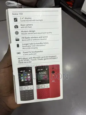 New Nokia 150 Black