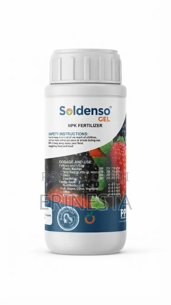 Soldenso Gel NPK Fertilizer 250g 25-25-25 +TE Premium Crop Nutrition
