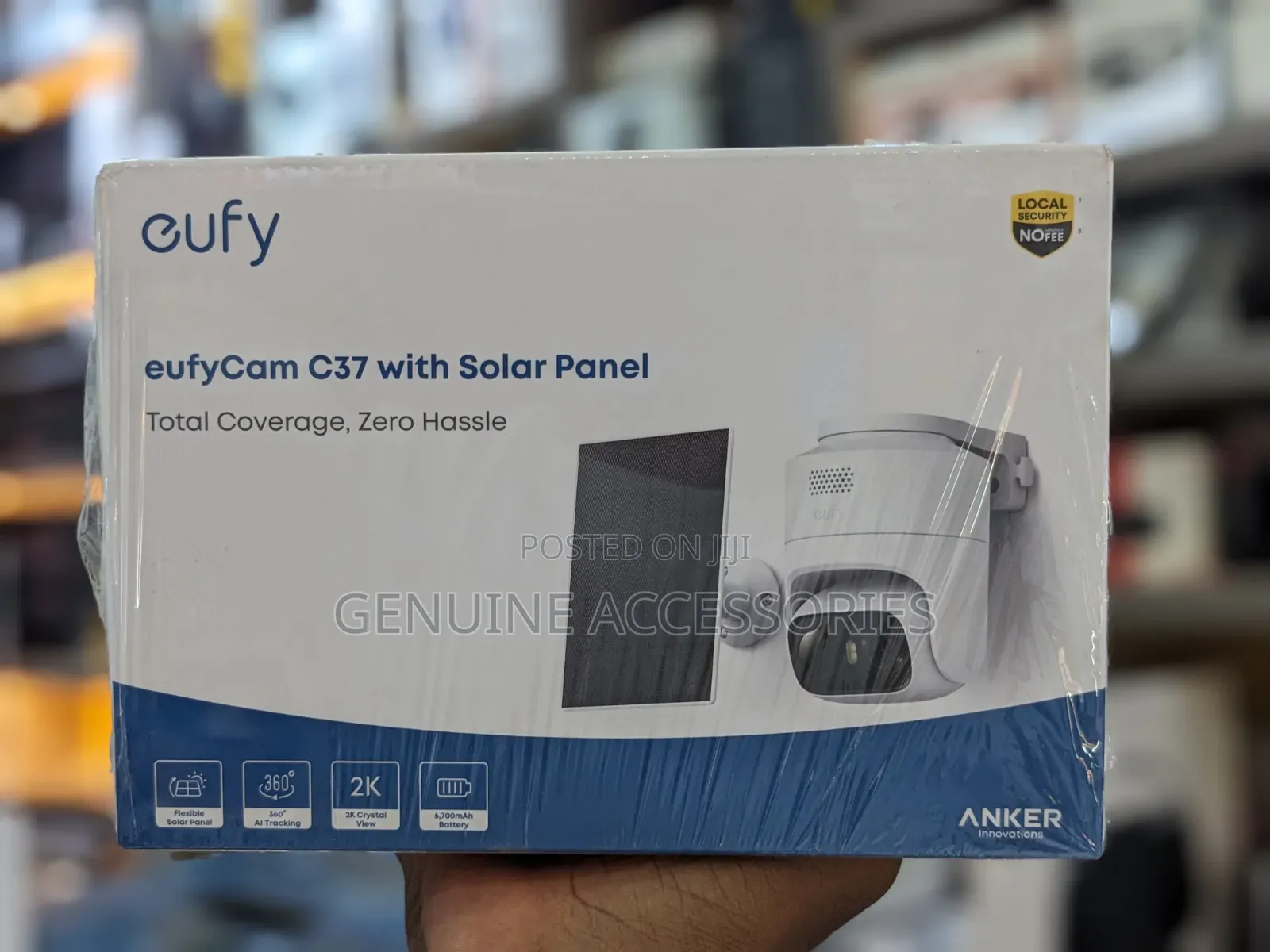 Eufy Security eufyCam C37 Solar Security Camera Outdoor Wireless