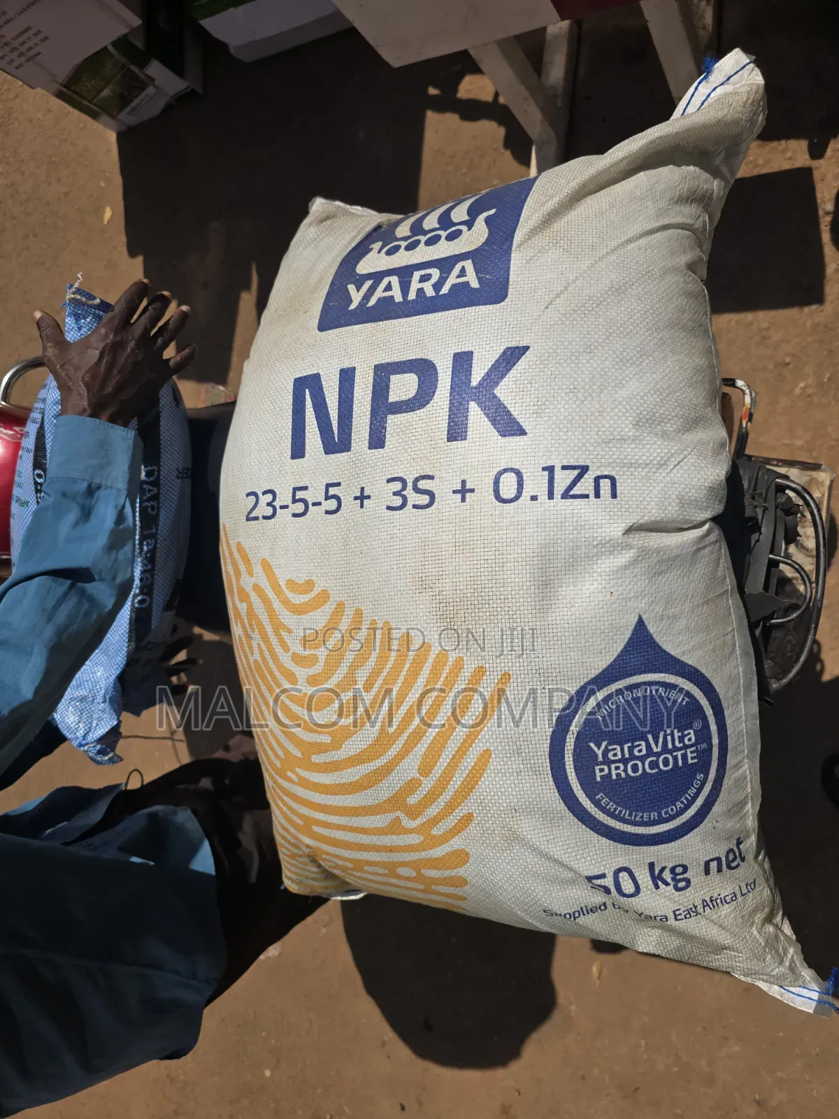 Yara NPK 23-5-5 + 3S + 0.1Zn for Young Coffee Uganda