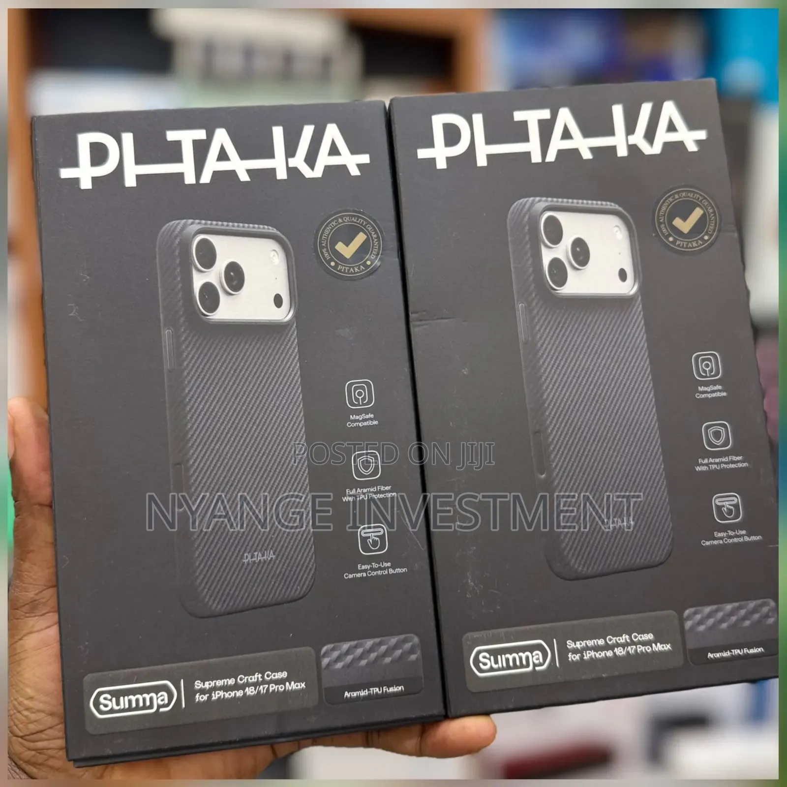 Original Pitaka for iPhone 18/17Pro Max.