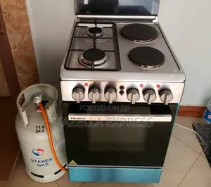 Hisense 60×60cm 2-Gas + 2-Electric Cooker With Electric Oven