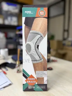 Full Knee Support Brace White