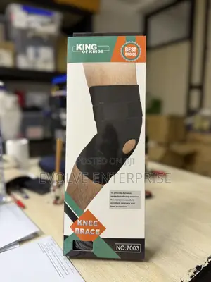 Full Knee Support Brace White
