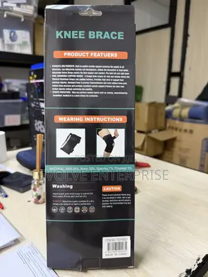 Full Knee Support Brace White