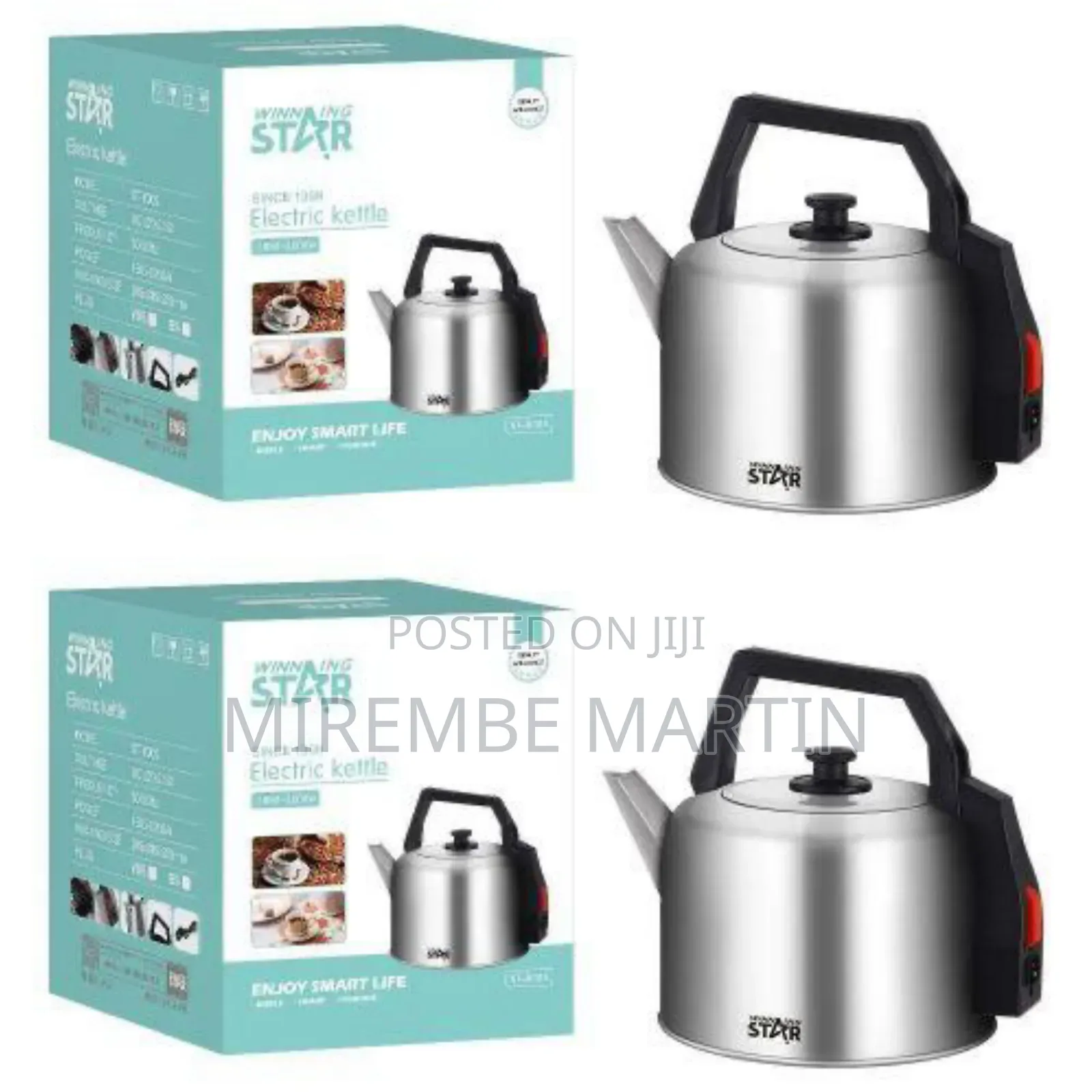 Winning Star 5L Stainless Steel Electric Kettle,
