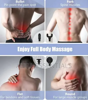 Massage Gun Deep Tissue With Upgraded Extension Handle