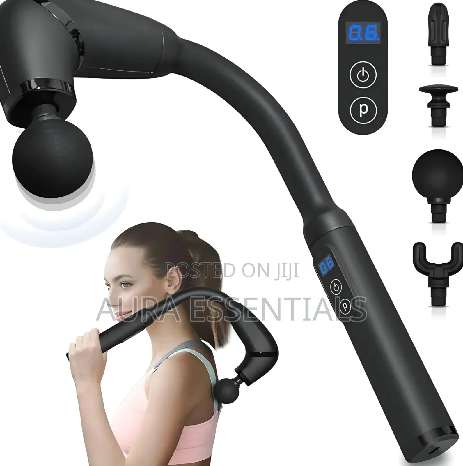 Massage Gun Deep Tissue With Upgraded Extension Handle