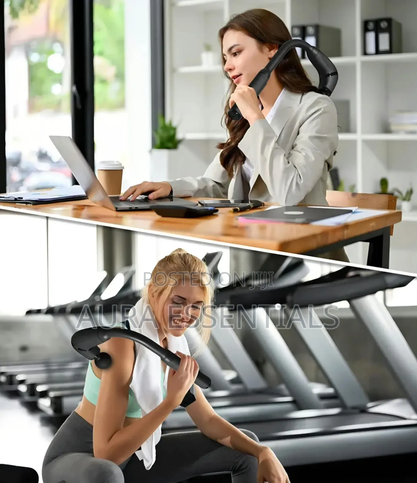 Massage Gun Deep Tissue With Upgraded Extension Handle