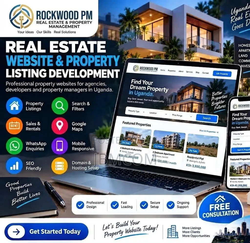 Real Estate Website Development Uganda