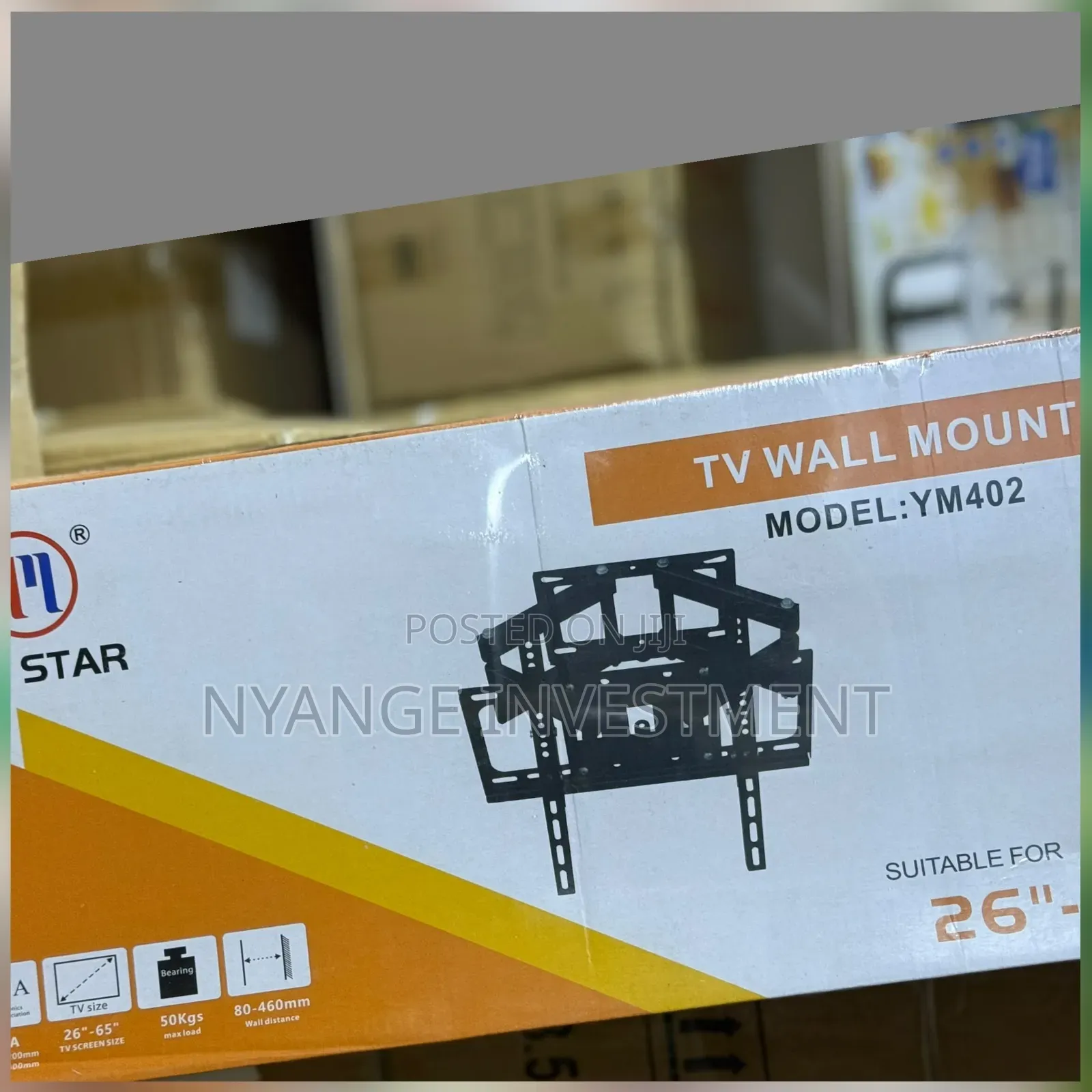 Double Arm TV Wall Mount 26-65 Inches