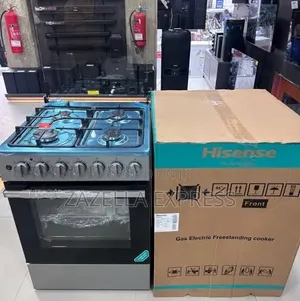 Hisense 60×60cm 2-Gas + 2-Electric Cooker With Electric Oven