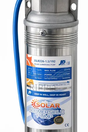 1500W Solar Borehole Water Pump 159m Head 4800l/H