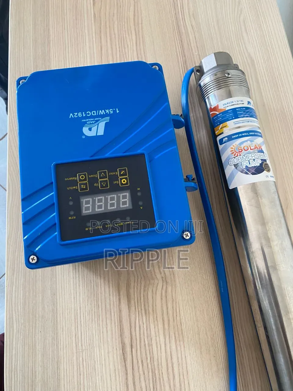 1500W Solar Borehole Water Pump 159m Head 4800l/H