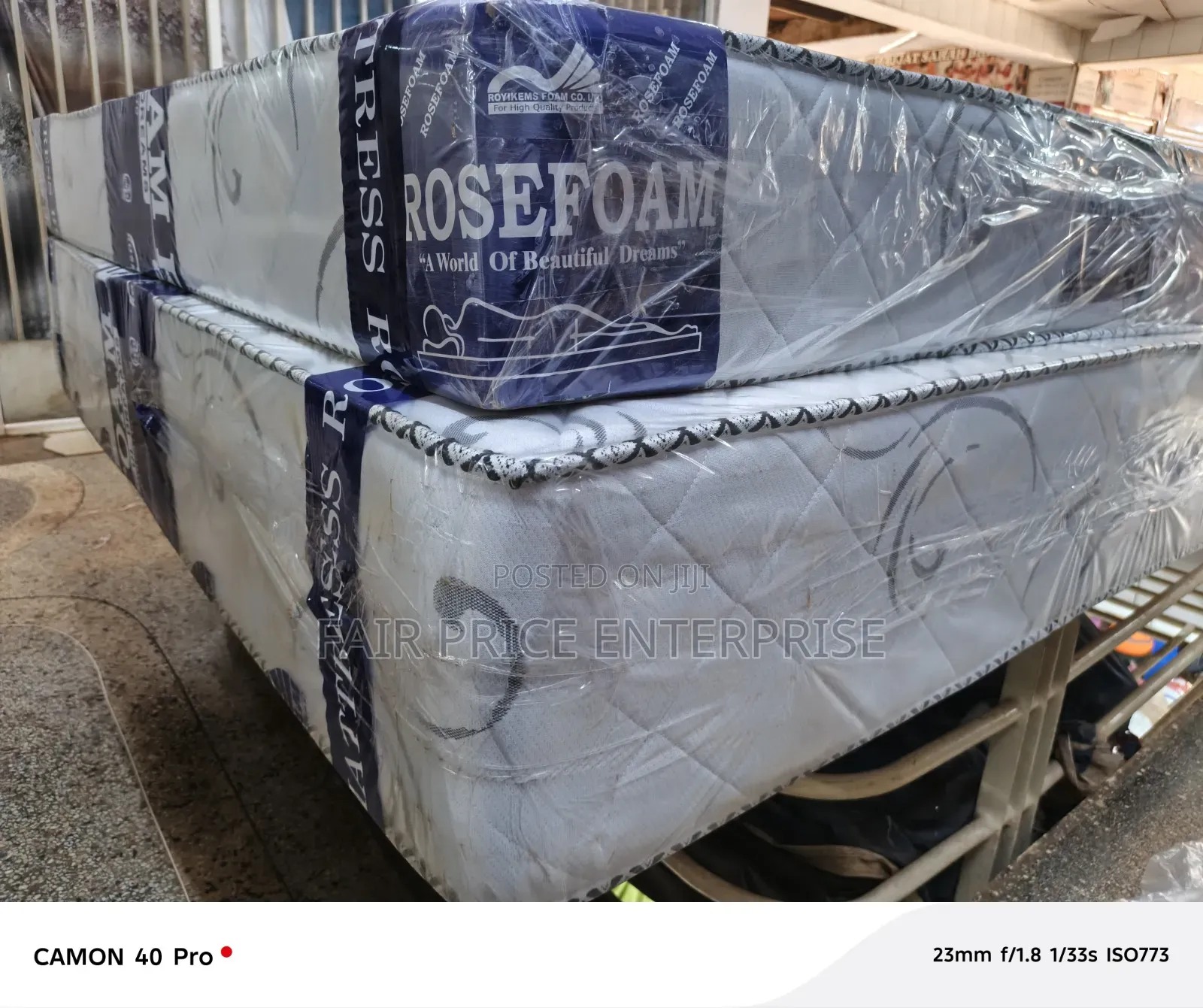 6*6 By12 Inches. Re Bonded Mattress. High Density Smart. Rosefoam