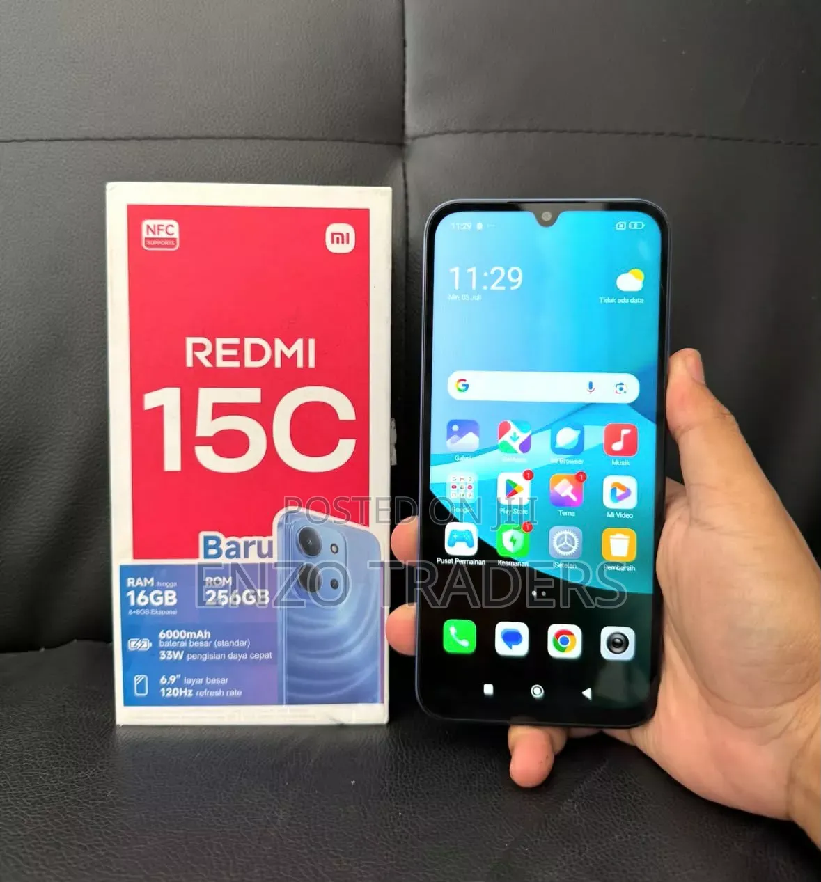New Xiaomi Redmi 15C 4G 256 GB Blue