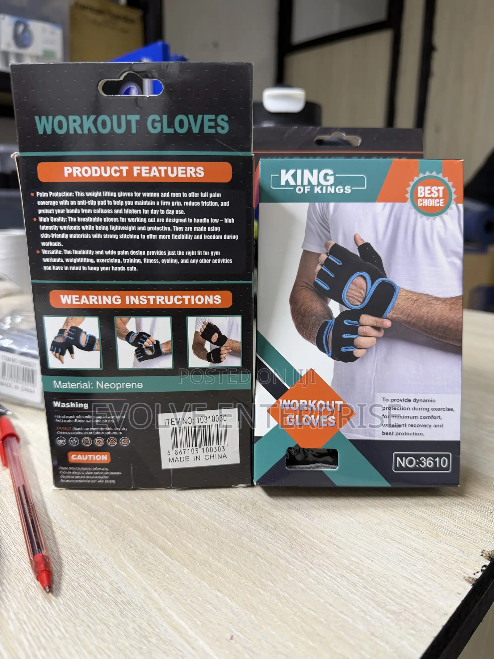 Adjustable Breathable Workout Gloves